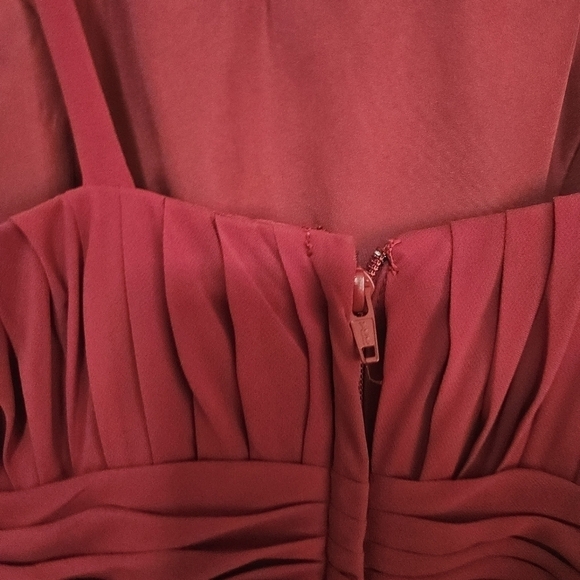 Azazie rose details maxi dress see description for sizing - Picture 7 of 13